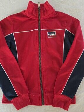 Levi's Track Jacket Red and Blue Size Small 4-5 Years